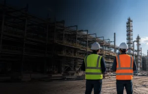 Gestión EPCM en proyecto industrial: supervisores frente a la planta en construcción